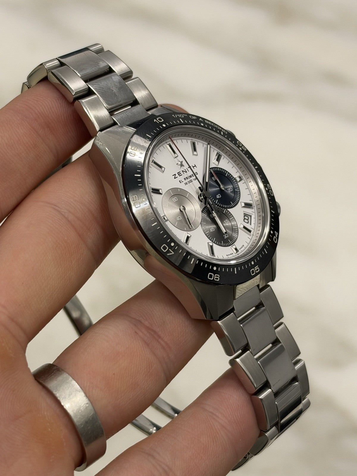 2021 Zenith Chronomaster Sport Steel White Dial 41mm Automatic 03.3100.3600/69