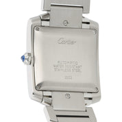 Cartier Tank Francaise Stainless Steel Silver Dial 28x32mm Automatic Womens 2302
