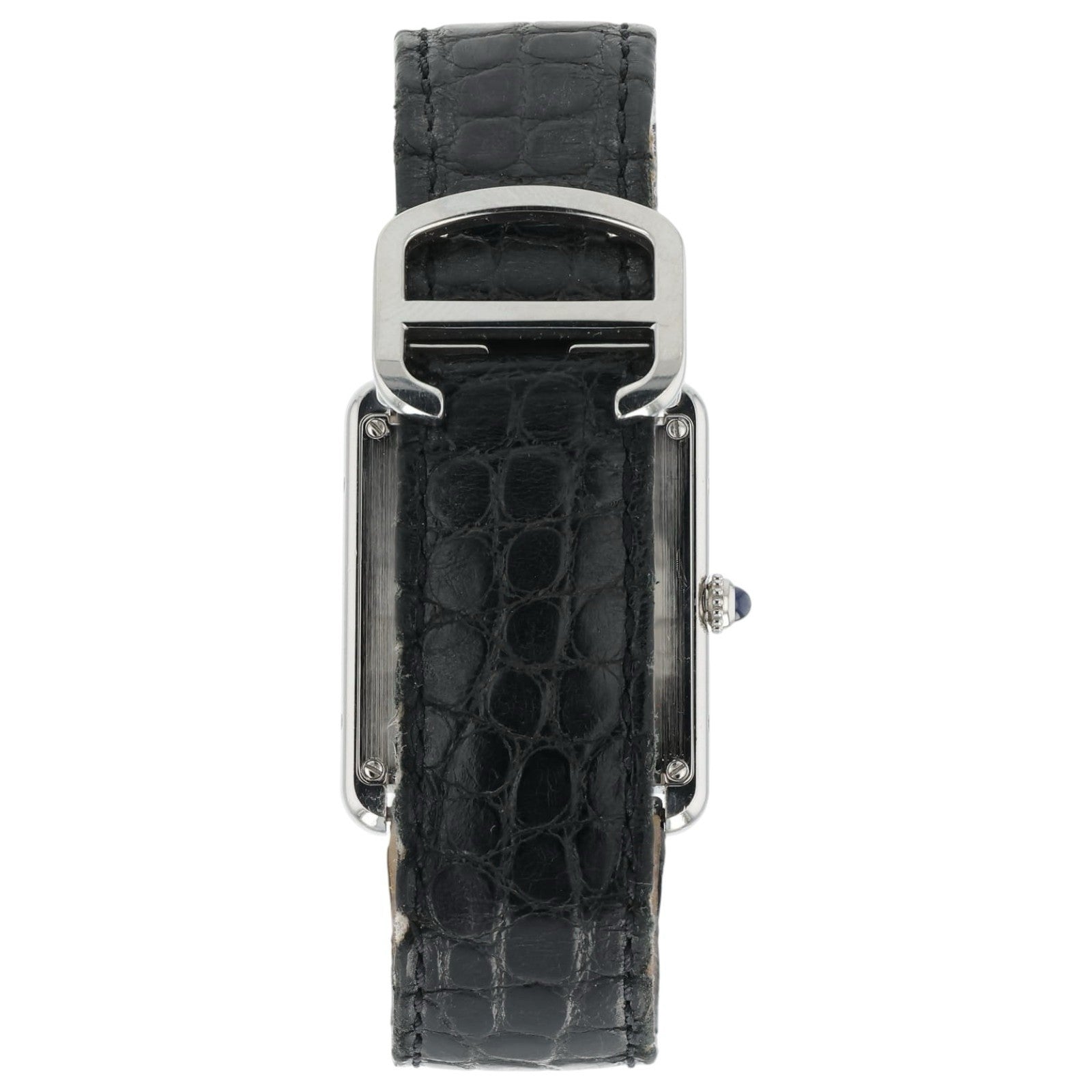Cartier Tank Solo Silver Dial Stainless Steel 27mm Quartz Men’s Watch 2715