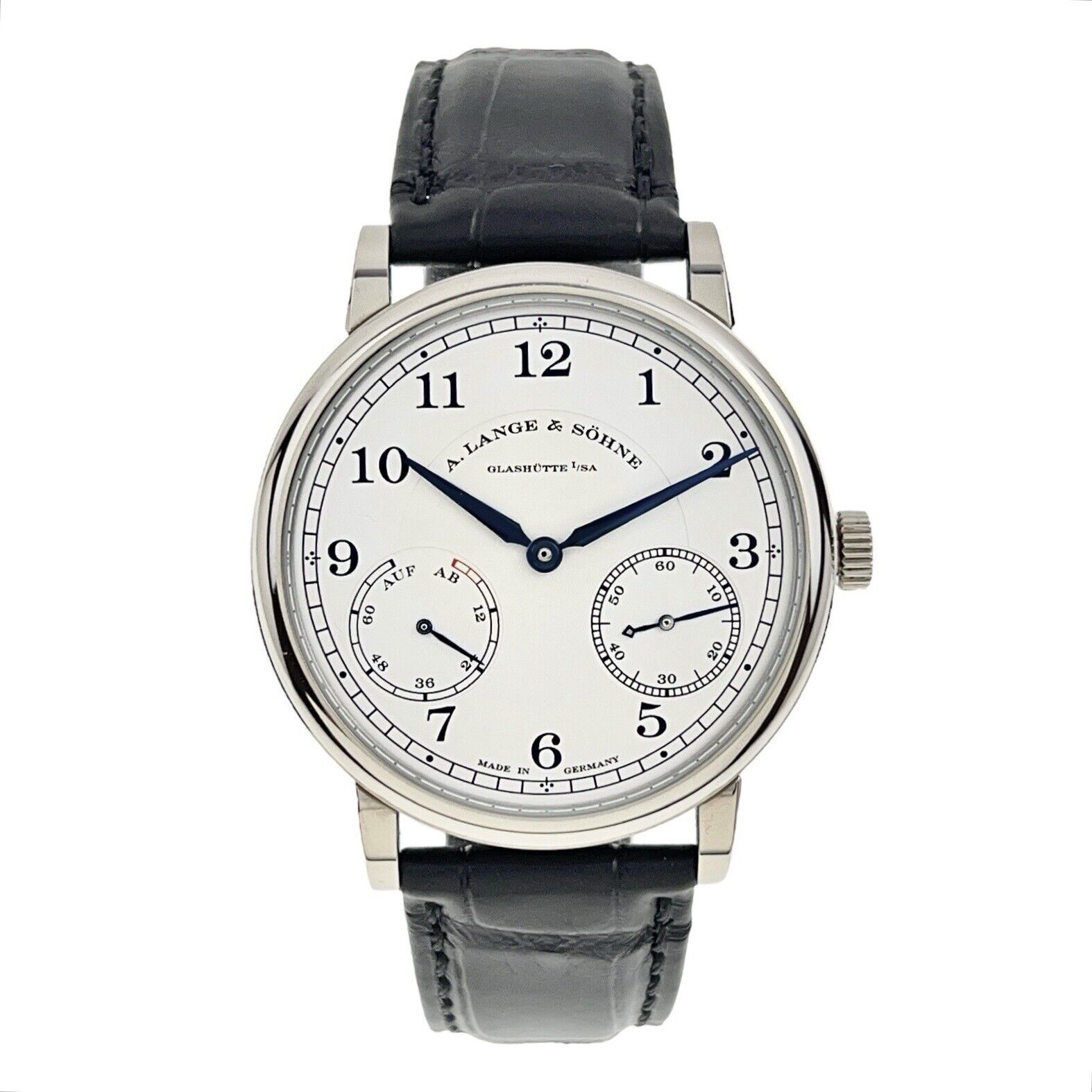 A Lange Sohne 1815 39mm Manual Wind 18K White Gold Men’s Watch 234.026