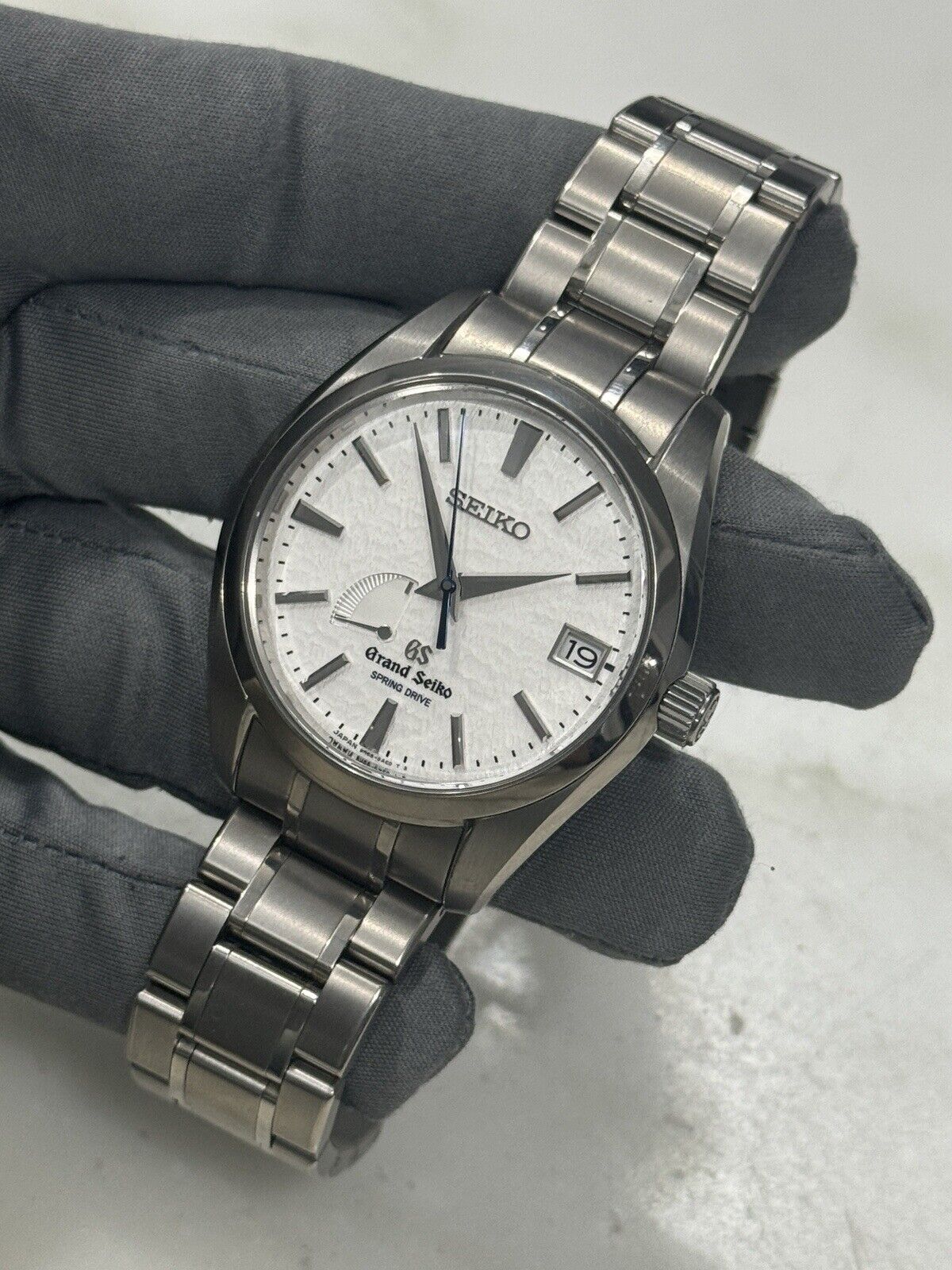 Grand Seiko Heritage Spring Drive Snowflake Titanium 41mm Watch SBGA011