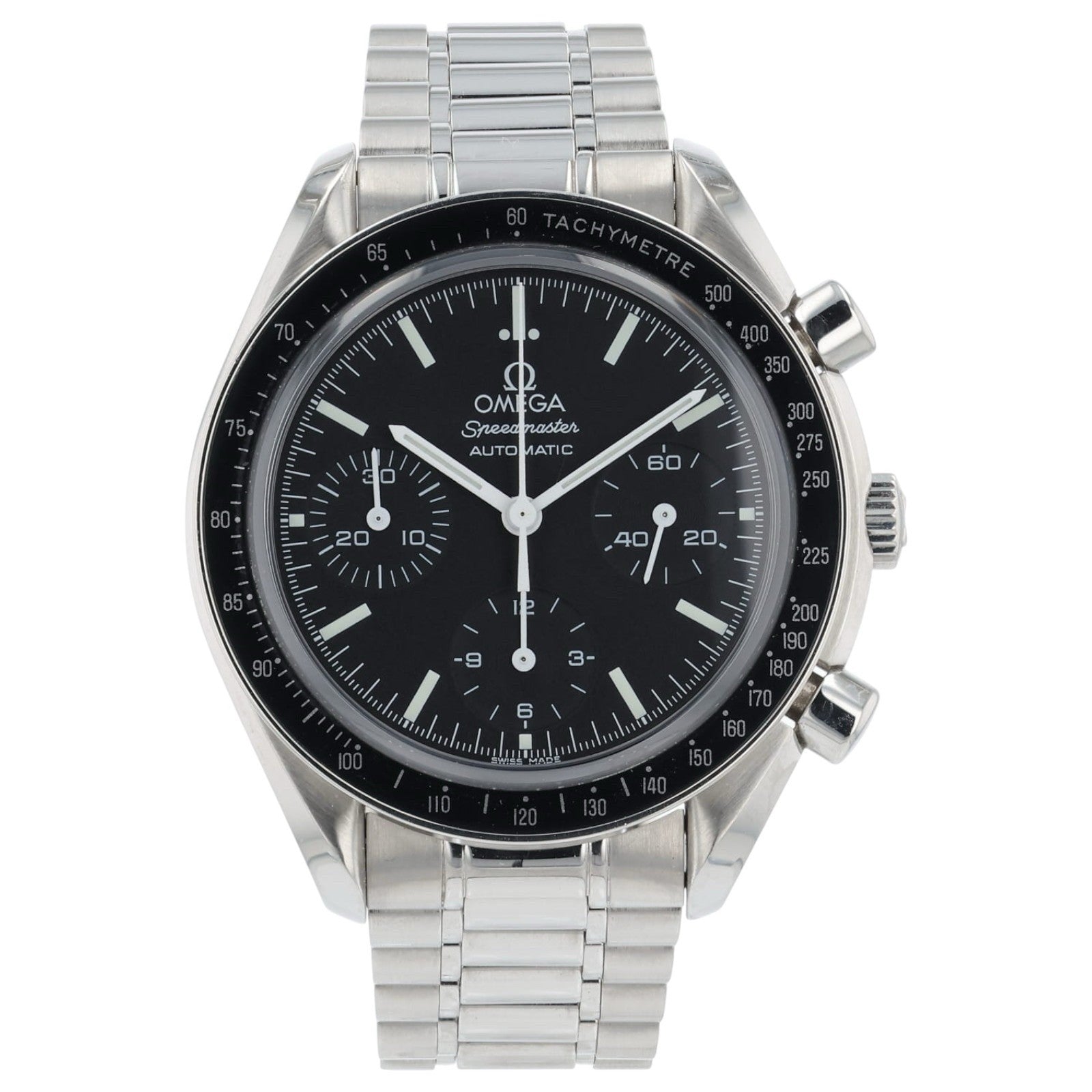 Omega Speedmaster Reduced Steel Black Dial 39mm Automatic Men’s Watch 3510.50
