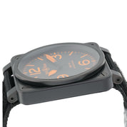 Bell & Ross BR 01-92  Stainless Steel Orange Dial 46mm Automatic Men’s BR01-92