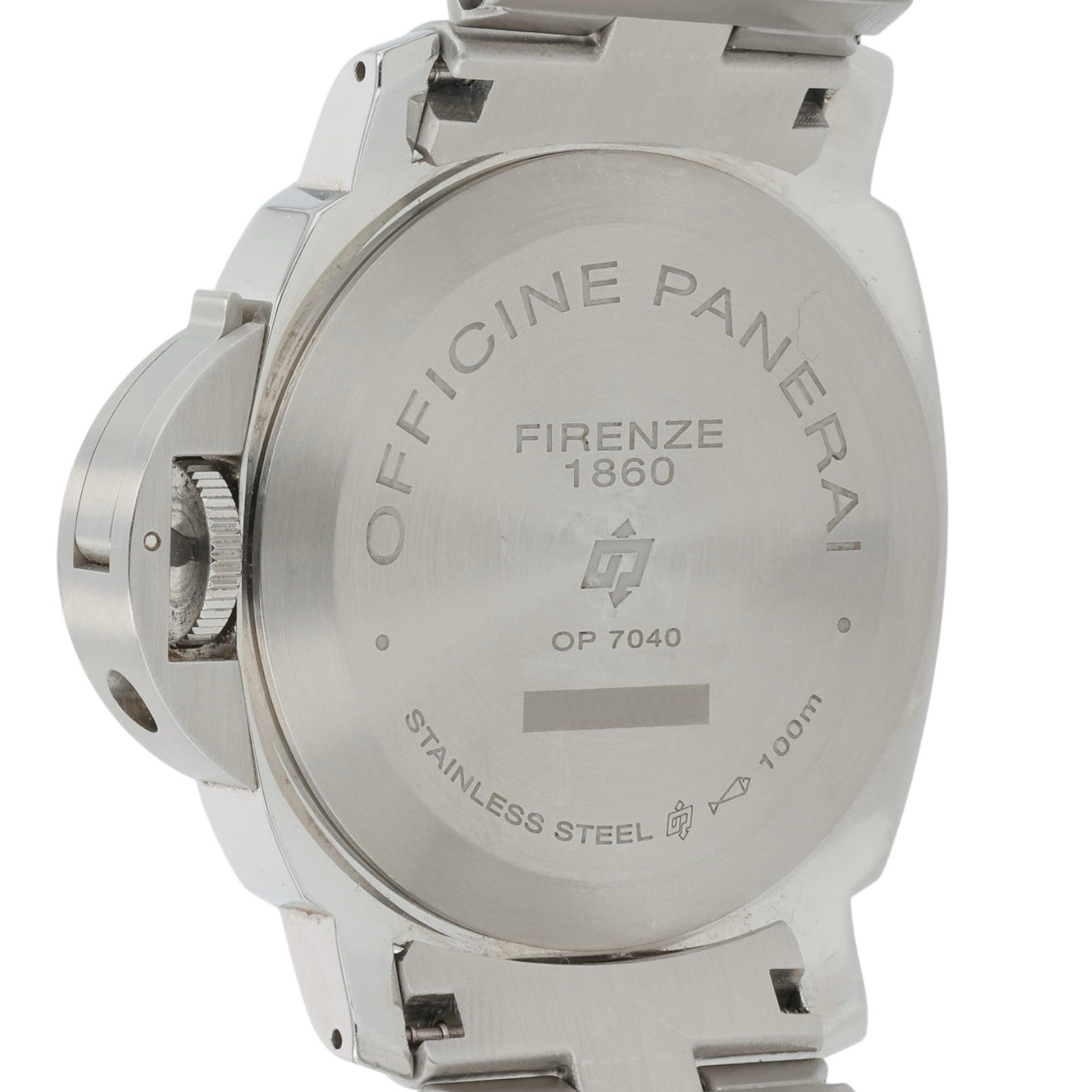 Panerai Luminor Marina Stainless Steel White Dial 44mm Manual Wind Mens PAM00778