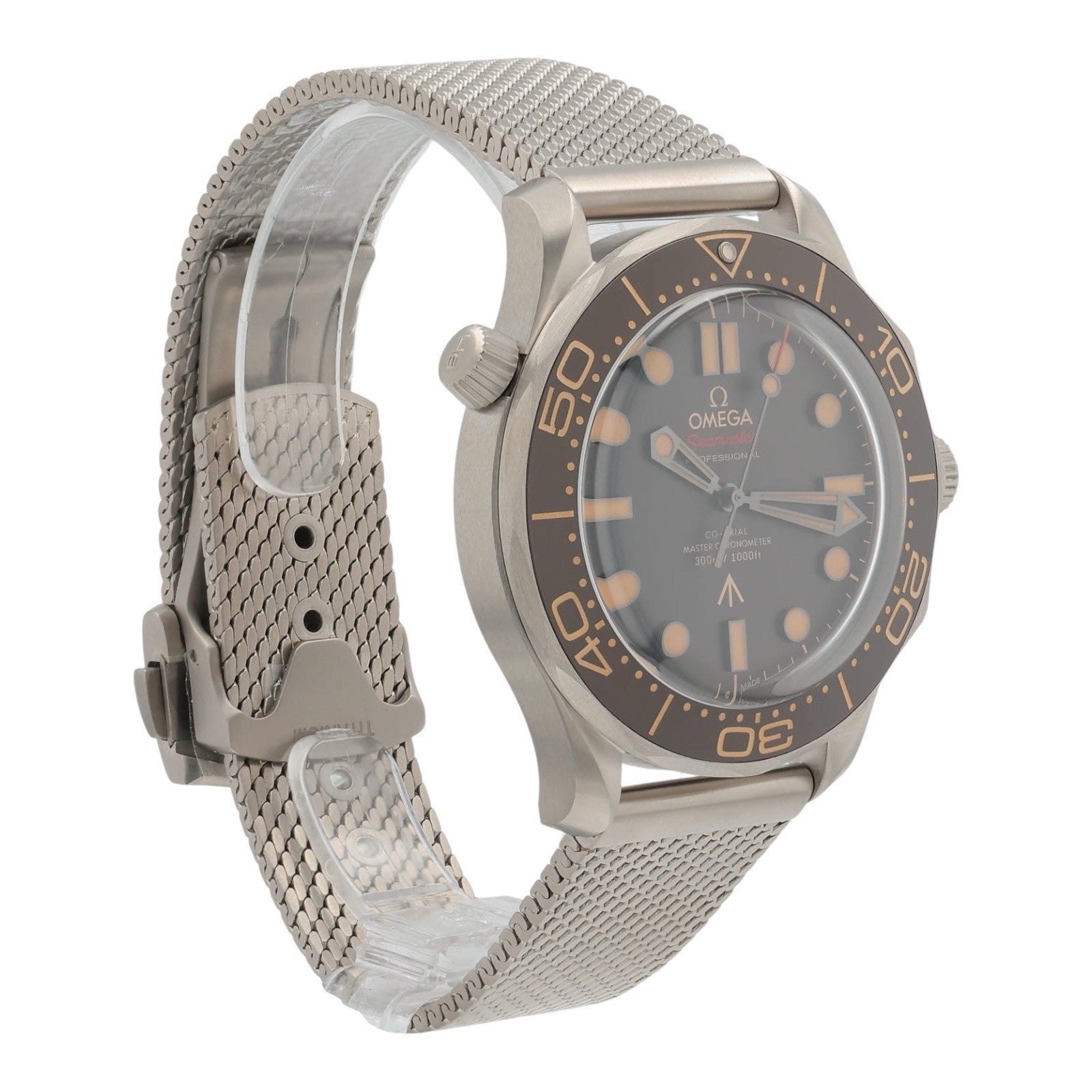 NEW 2025 Omega Seamaster NTTD Titanium Brown Dial 42mm Mens 210.90.42.20.01.001