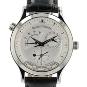 Jaeger-LeCoultre Master Geographic Silver Dial Steel 39mm Automatic 142.8.92