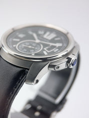 Cartier Calibre Stainless Steel Black Dial 42mm Automatic Men’s Watch W7100041