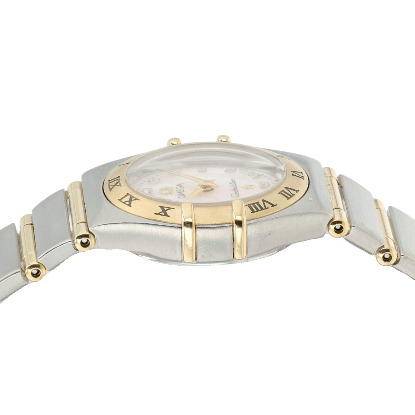 Omega Constellation MOP Dial Gold & Steel 22.5mm Quartz Women’s Watch 1262.75.00