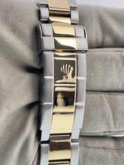 Rolex Submariner Date Gold & Steel Blue Dial 40mm Automatic Watch 16613LB