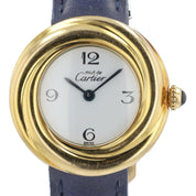 Cartier Trinity 925 Vermeil White Dial 27mm Quartz Movement Women's Watch 2735