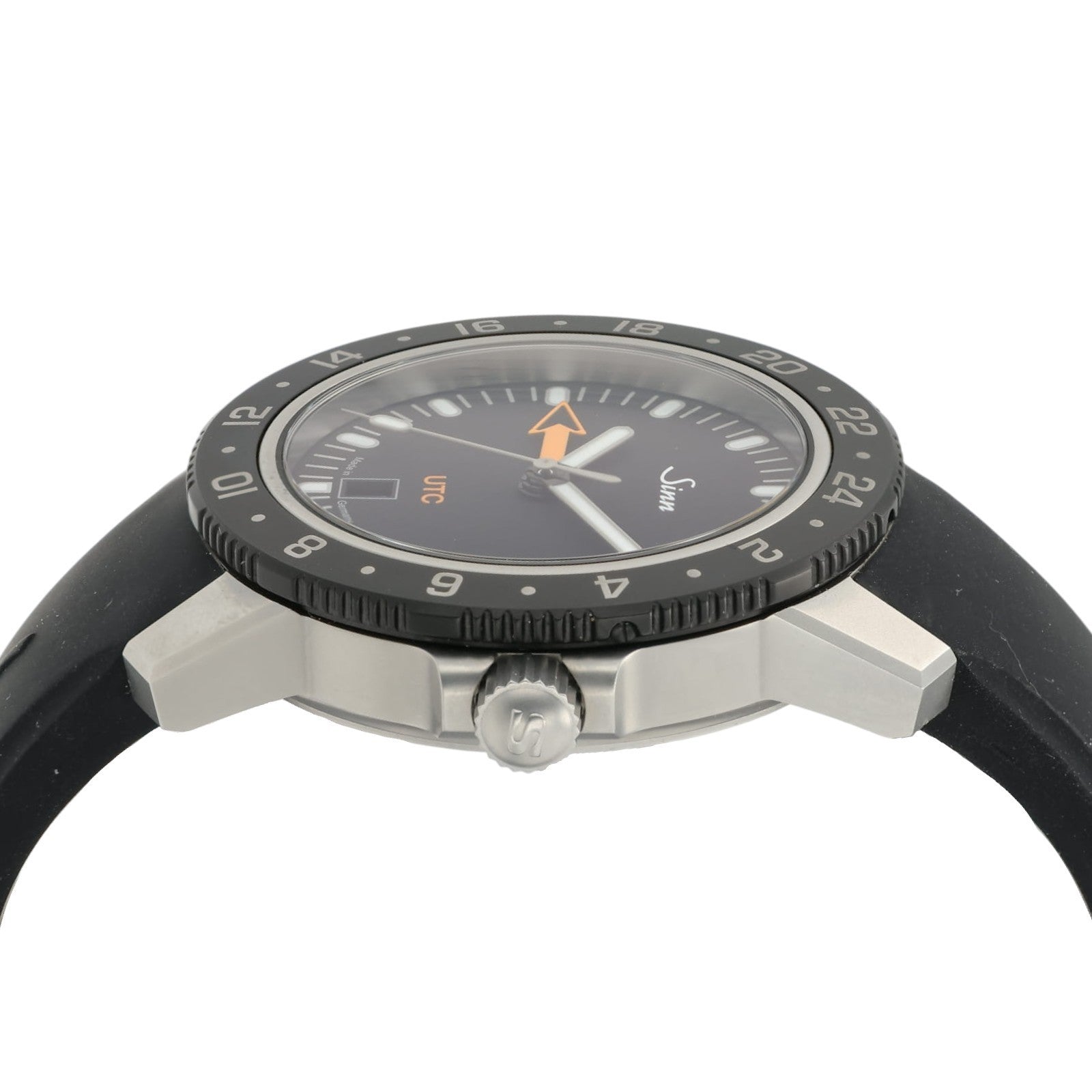 Sinn St Sa UTC Black Dial Stainless Steel 41mm Automatic Mens Watch 105
