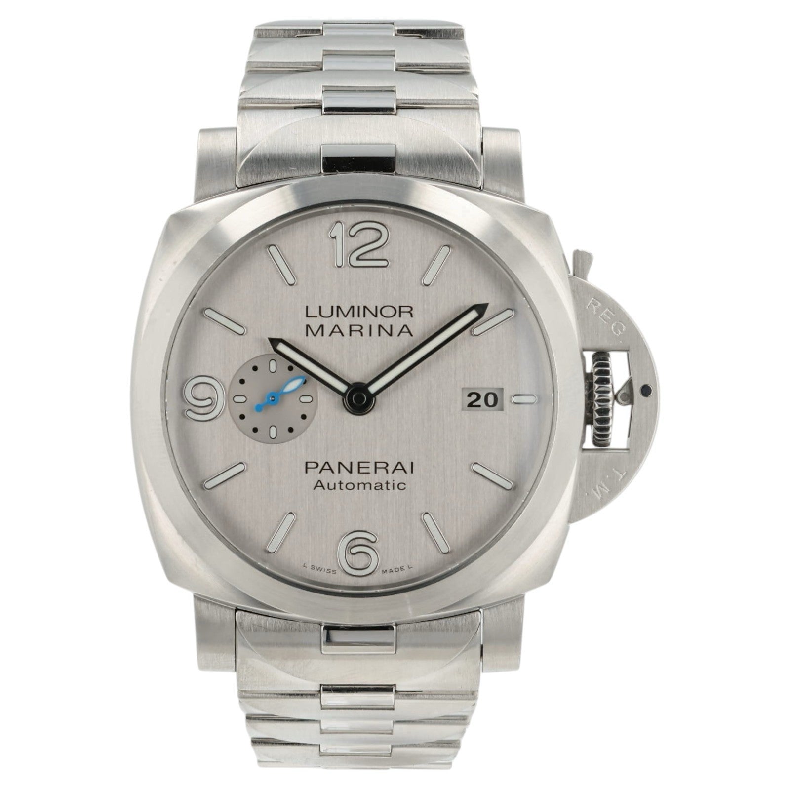 Panerai Luminor Marina Brushed Silver Dial Steel 44mm Automatic Men’s PAM00978