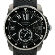 Cartier Calibre De Cartier Black Dial Steel 42mm Automatic Men’s Watch WSCA0006