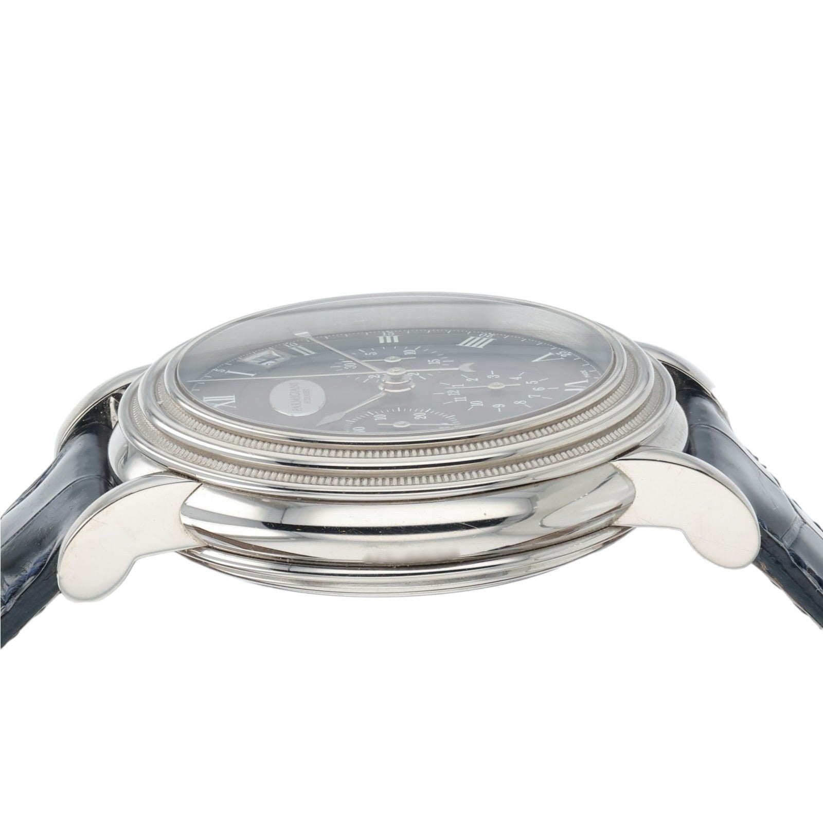 Parmigiani Fleurier Toric 18k White Gold Black Dial 40mm Automatic Mens Watch