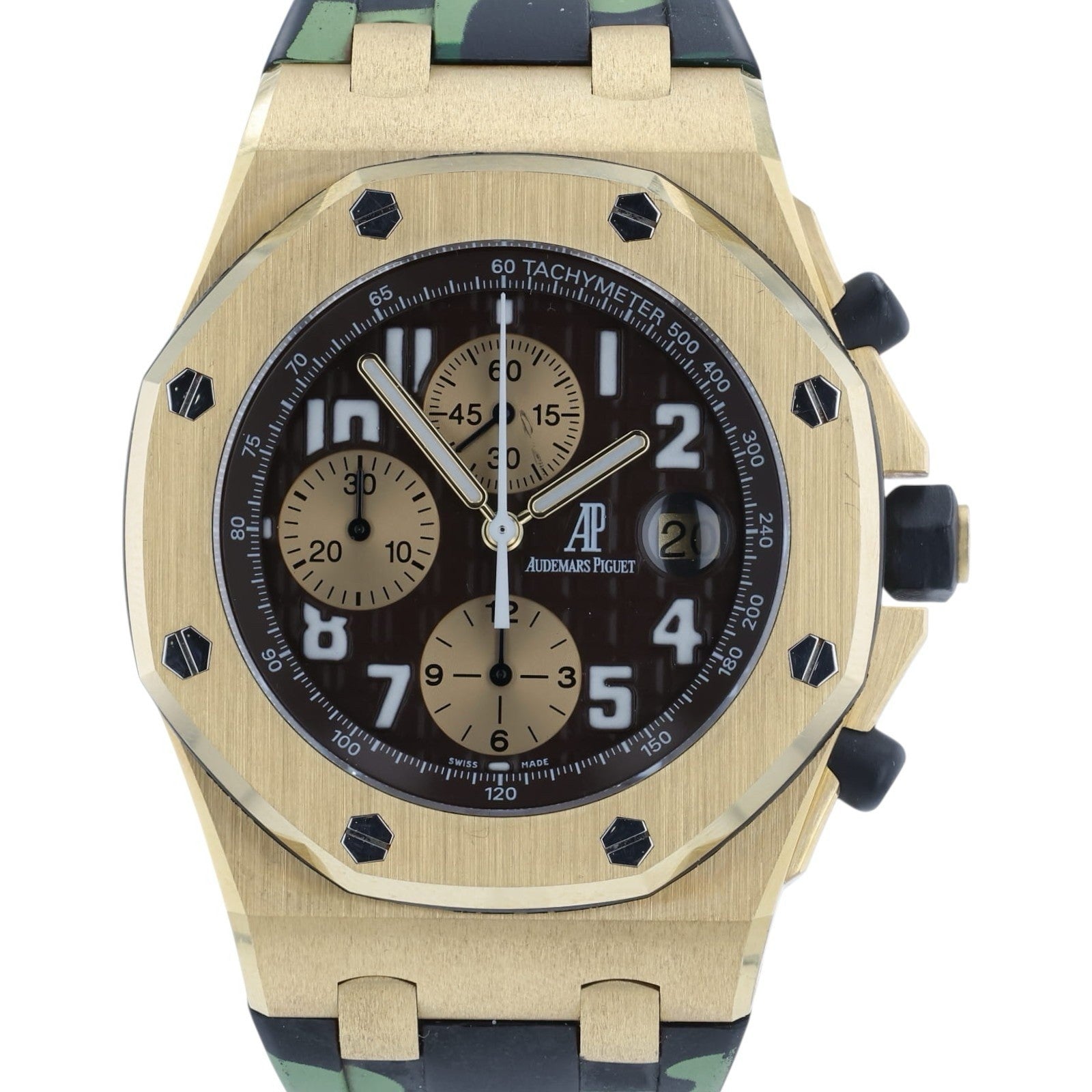 Audemars Piguet Royal Oak Arnold Schwarzenegger 18k Yellow Gold Watch 26007BA