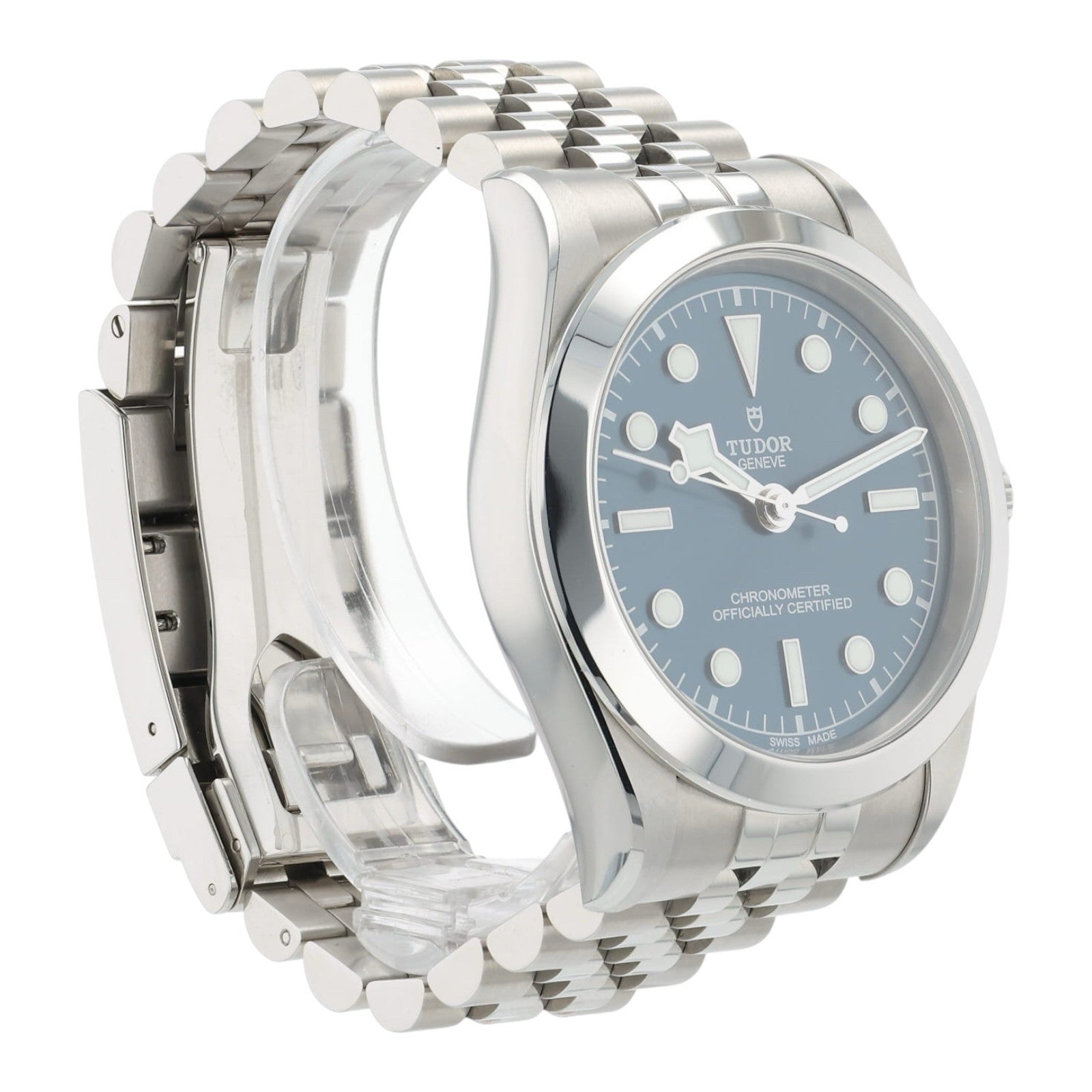 Tudor Black Bay One Stainless Steel Blue Dial 39mm Automatic Mens Watch 79660