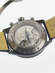 Breitling Super Avi Ceramic Black Dial 46mm Automatic Men’s Watch SB0445