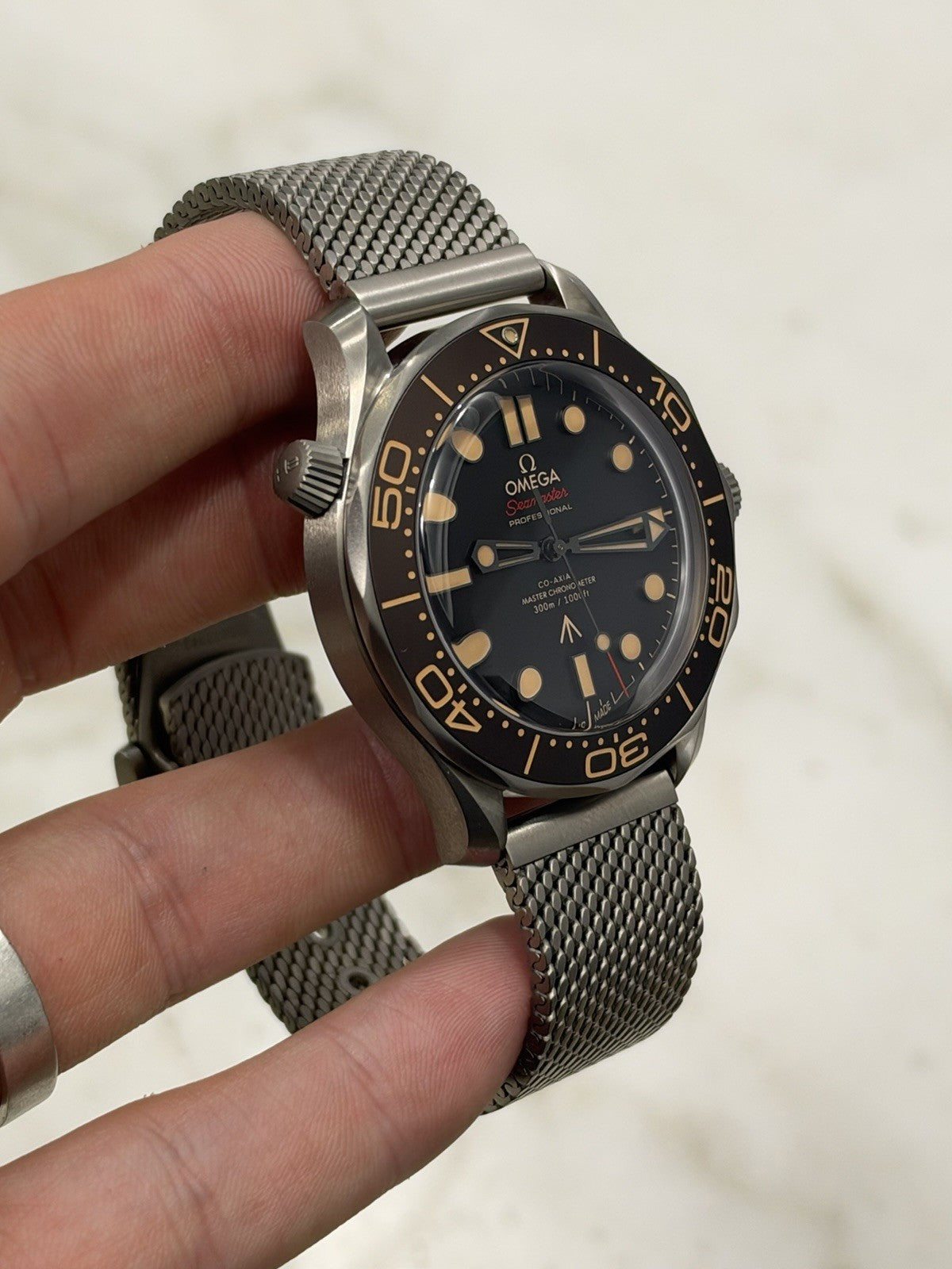2023 Omega Seamaster NTTD James Bond No Time To Die Watch 210.90.42.20.01.001
