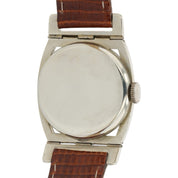 Hamilton Piping Rock Silver Dial 14k White Gold 29x43mm Manual Wind Men’s Watch