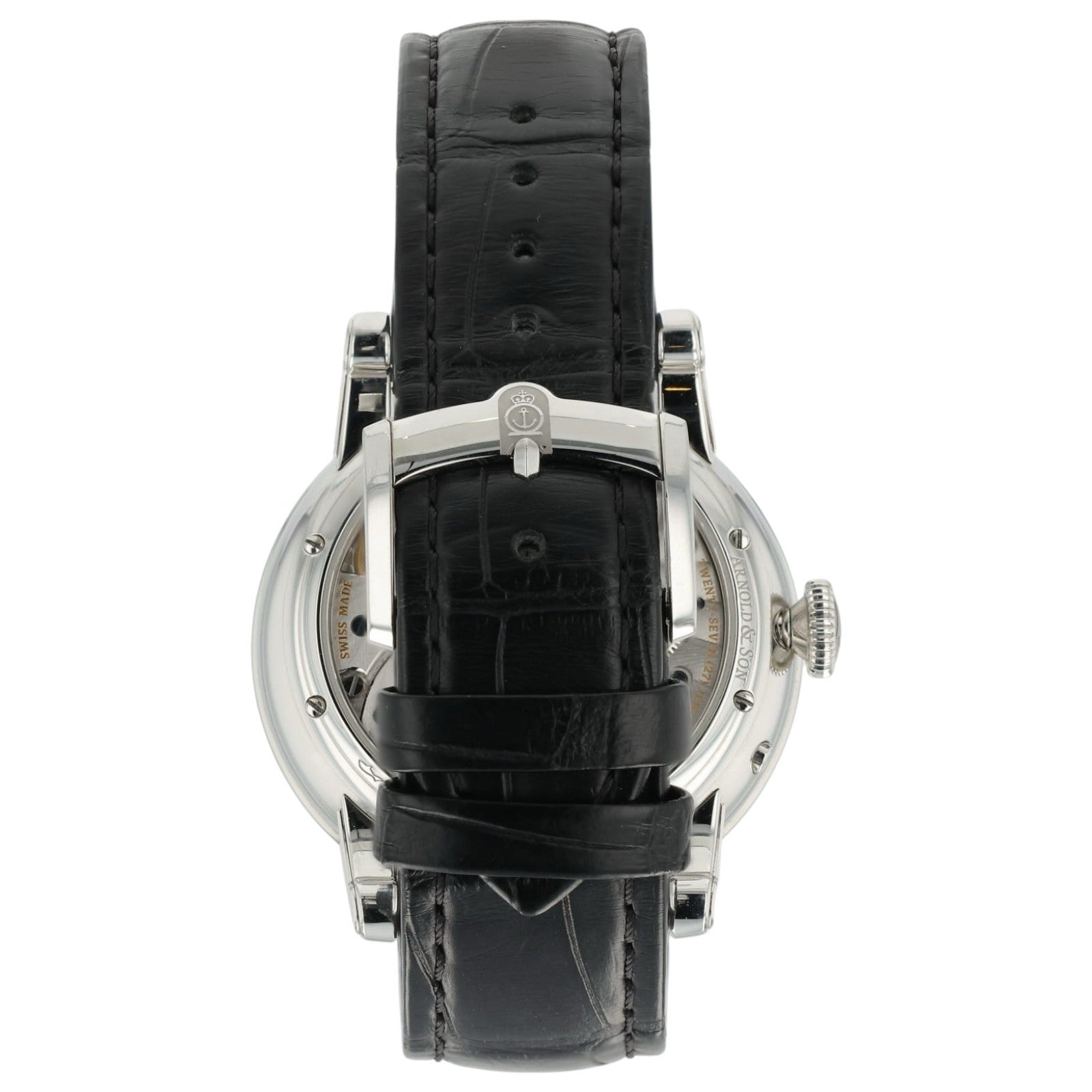 Arnold & Son Perpetual Moon Black Dial Steel 42mm Manual Mens 21.1.1.01.041