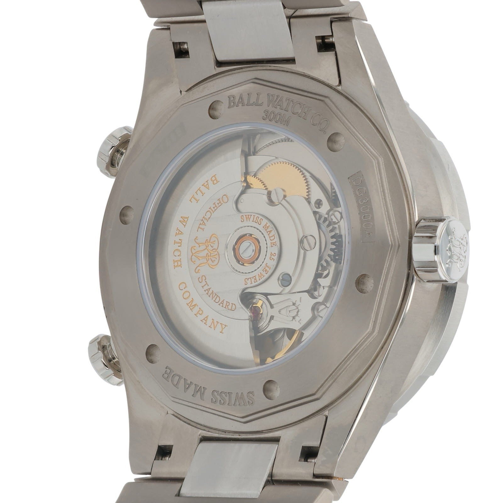 Ball Roadmaster Titanium Black Dial 40mm Automatic Movement Mens Watch DG3000A