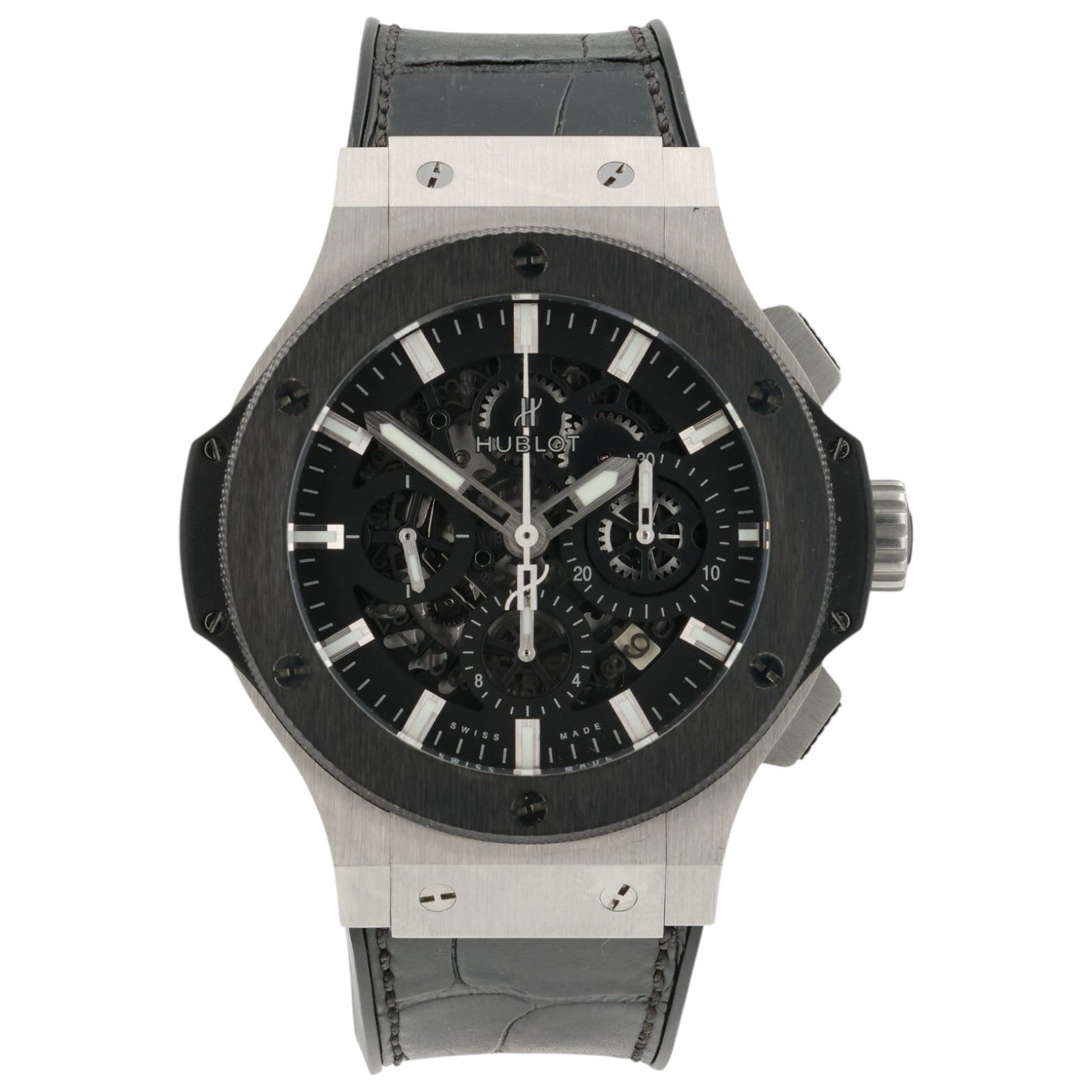 Hublot Big Bang Aero Skeleton Dial Stainless Steel 44mm Automatic 311.SM.1170.GR
