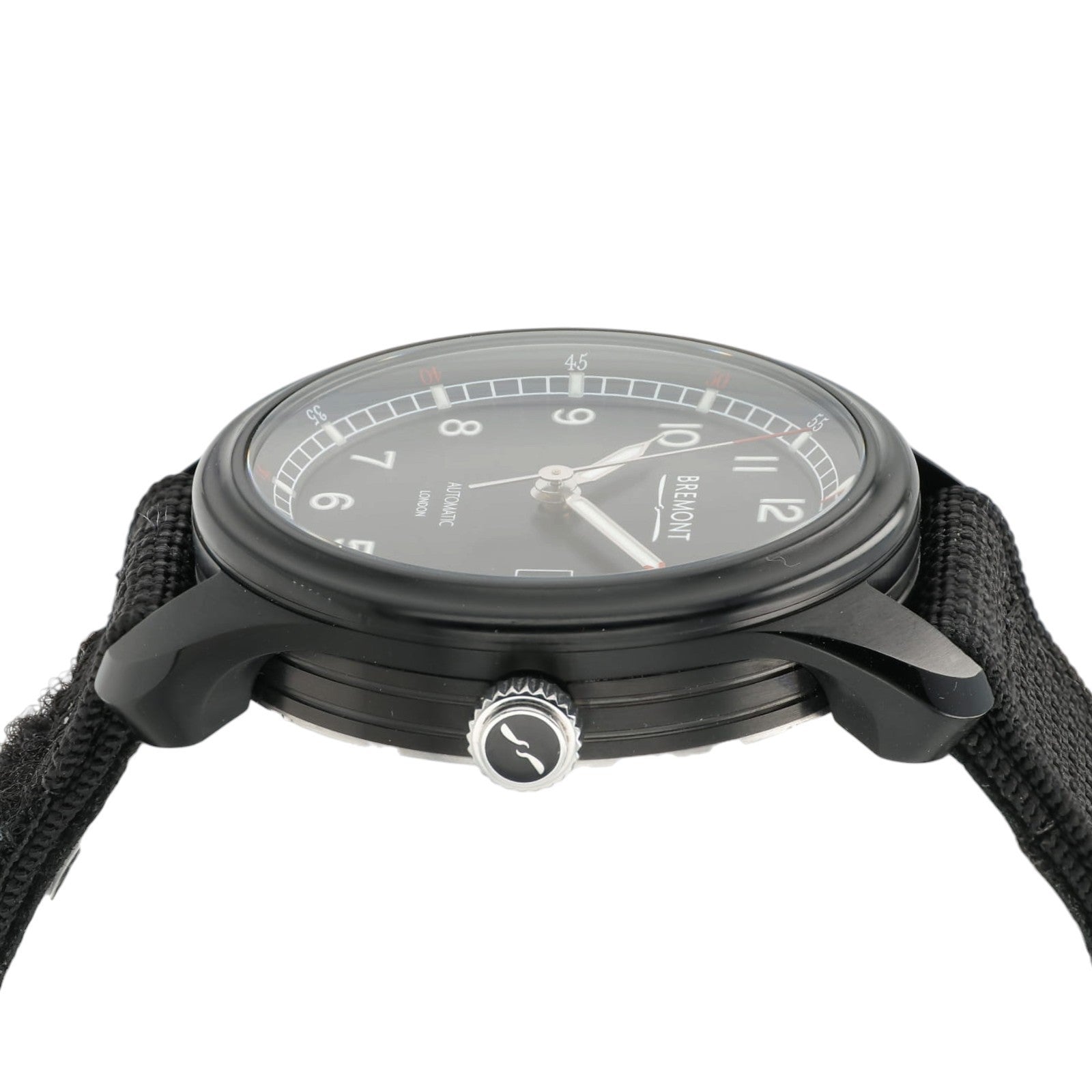Bremont Airco Mach 1 Black Dial Steel 40mm Automatic Mens Watch AIRCO-M1-JET-R-S