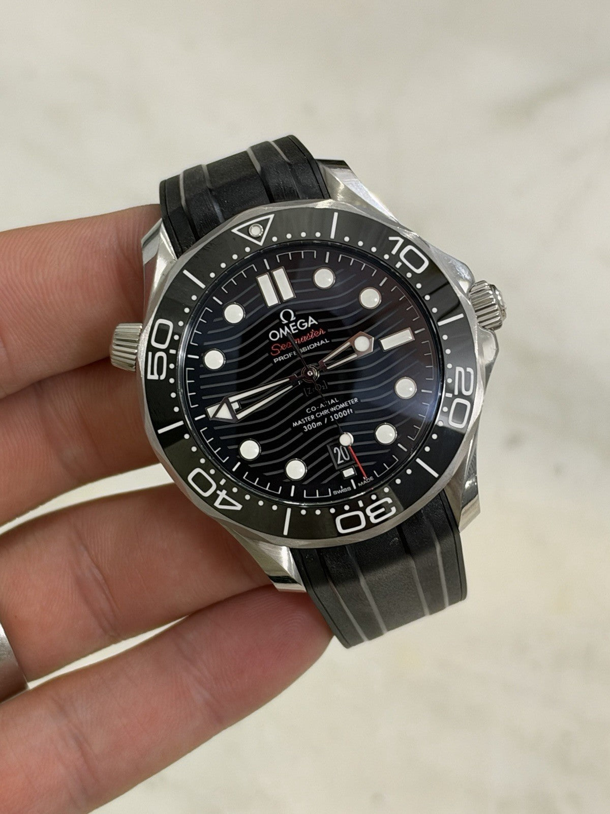 2023 Omega Seamaster Professional 300m Black Ceramic Watch 210.32.42.20.01.001