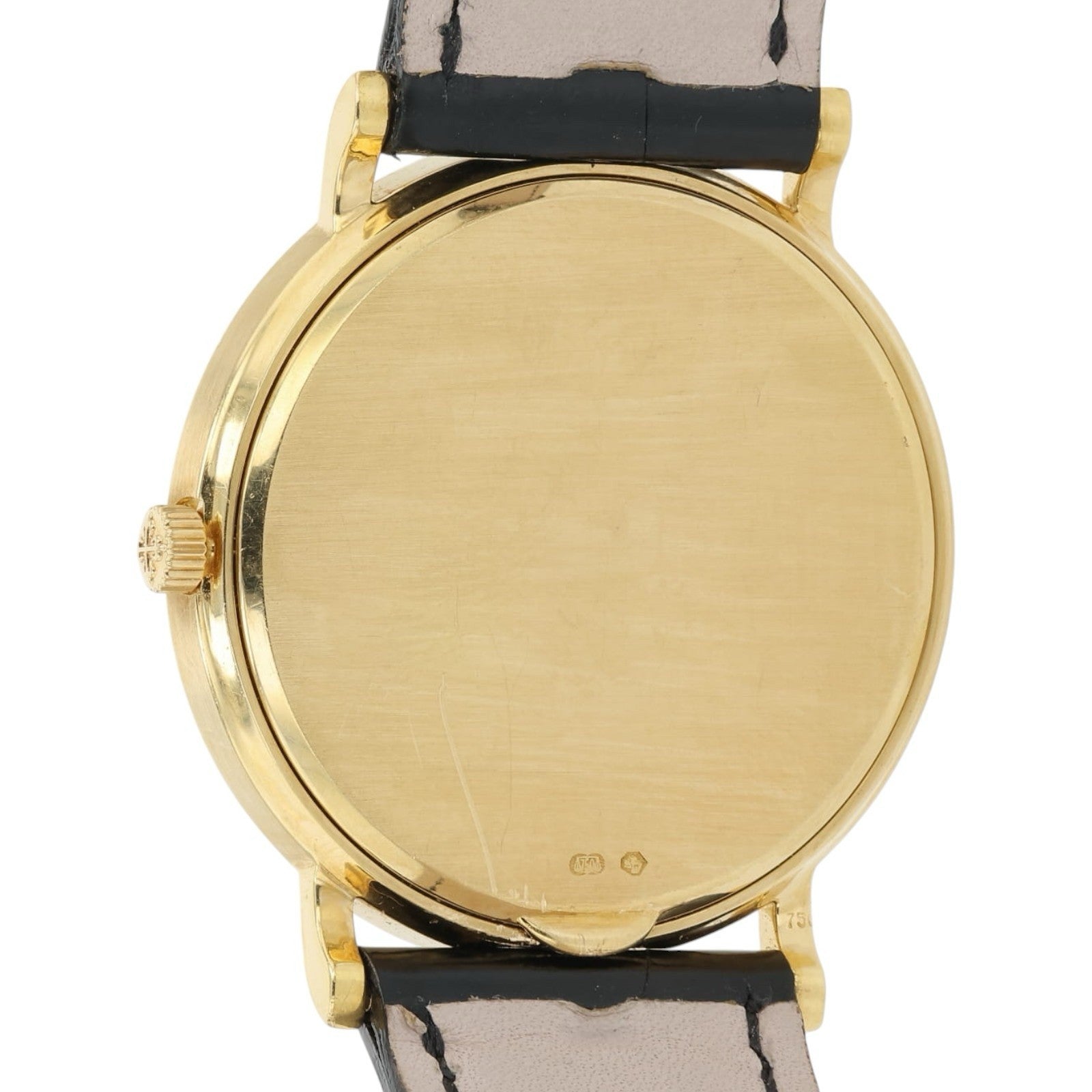 Patek Philippe Calatrava 18k Yellow Gold White Dial 33mm Quartz Mens Watch 3944J