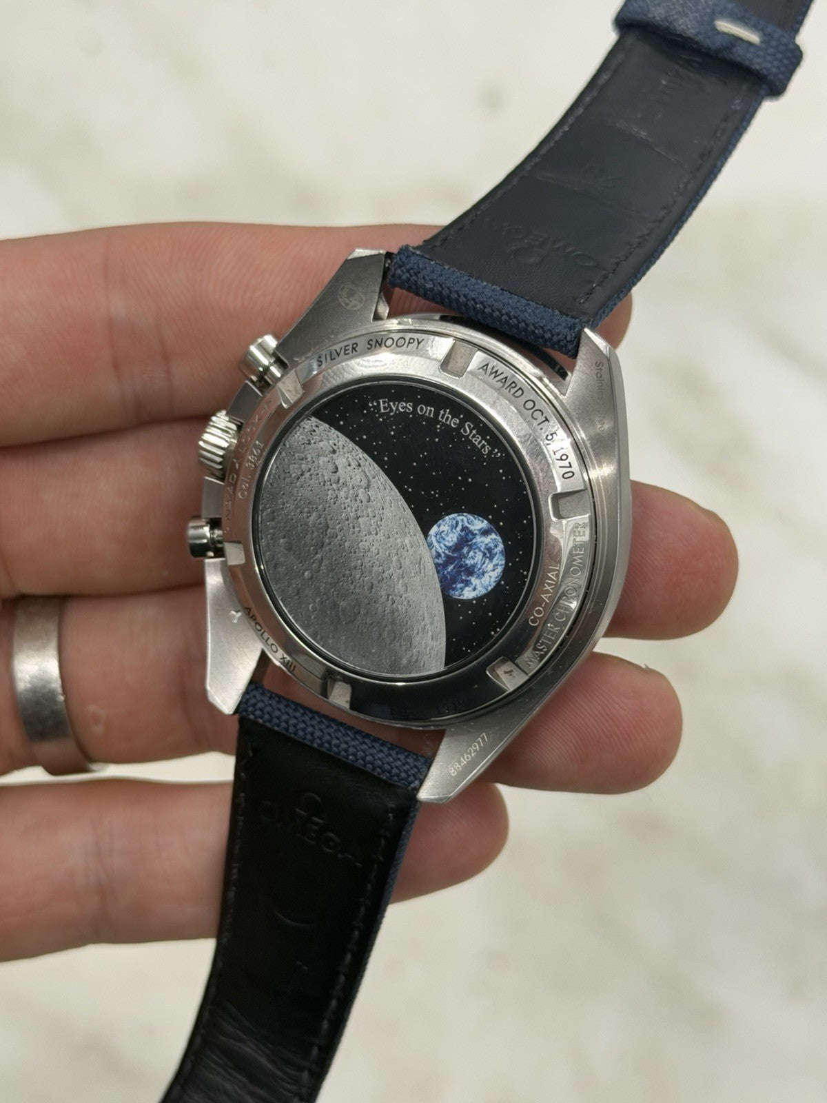 Omega Speedmaster Snoopy Steel Blue 42mm Manual Men's Watch 310.32.42.50.02.001
