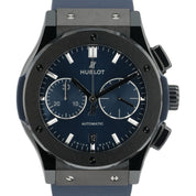 Hublot Classic Fusion Blue Dial Ceramic 45mm Automatic Mens Watch 521.CM.7170.RX