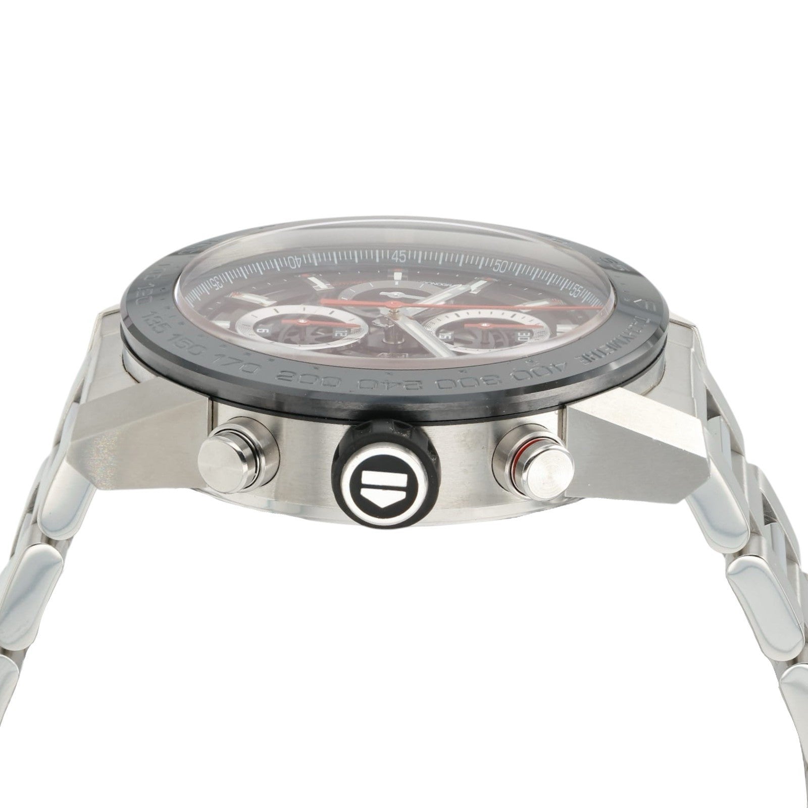 Tag Heuer Carrera Skeleton Dial Stainless Steel 45mm Automatic Mens CAR2A1W-0
