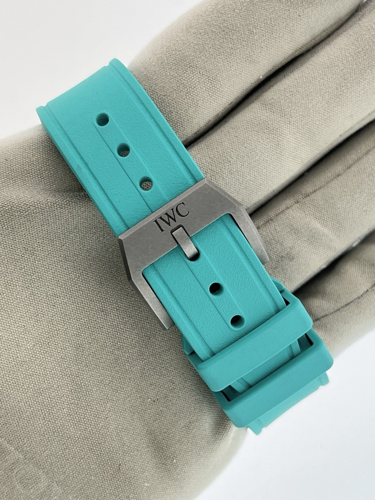 IWC Petronas Pilot Chronograph Titanium Black Dial 41mm Watch IW388108