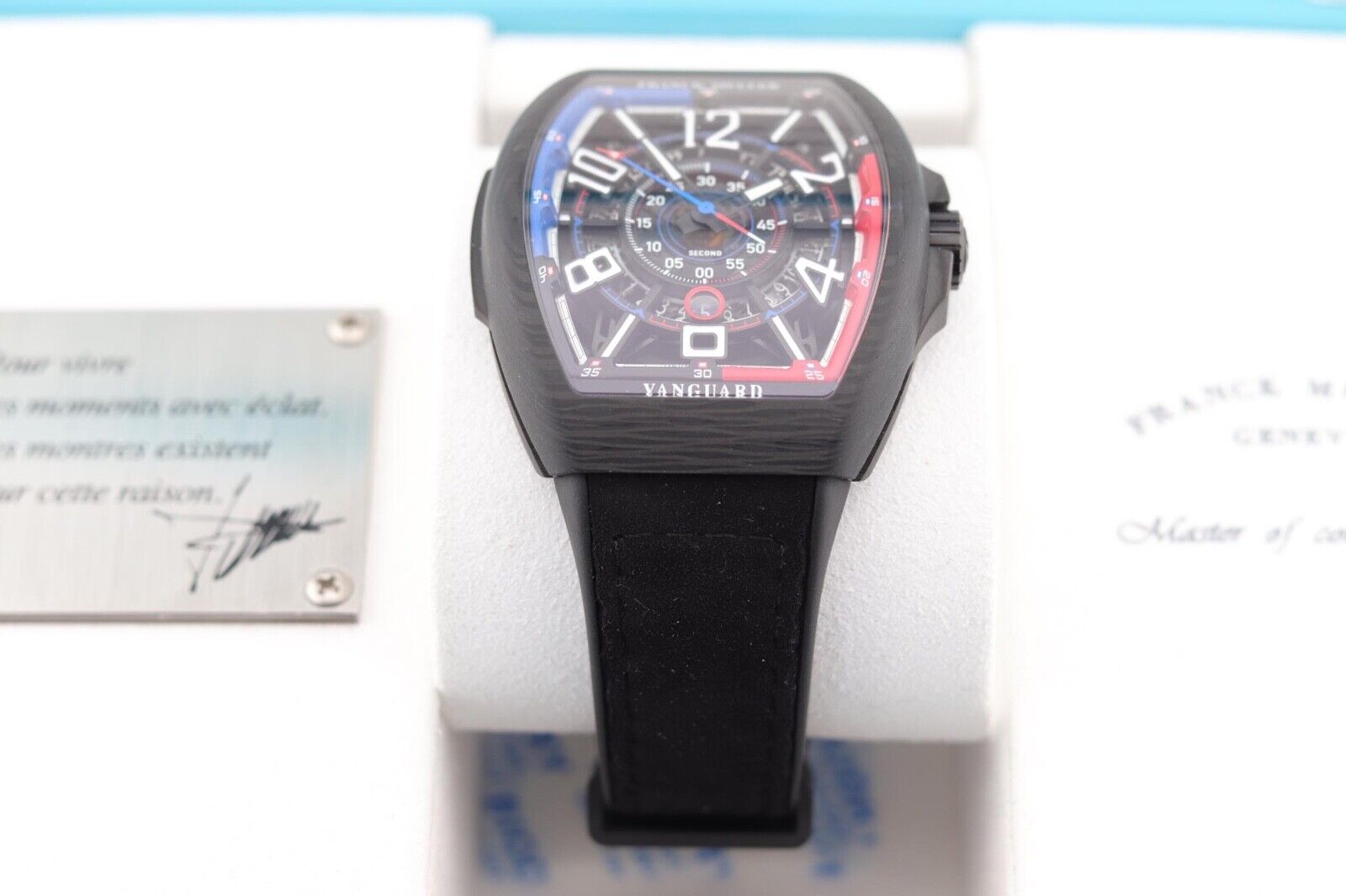 Franck Muller Vanguard Racing Skeleton Carbon Case Limited to 30 - Box/Papers