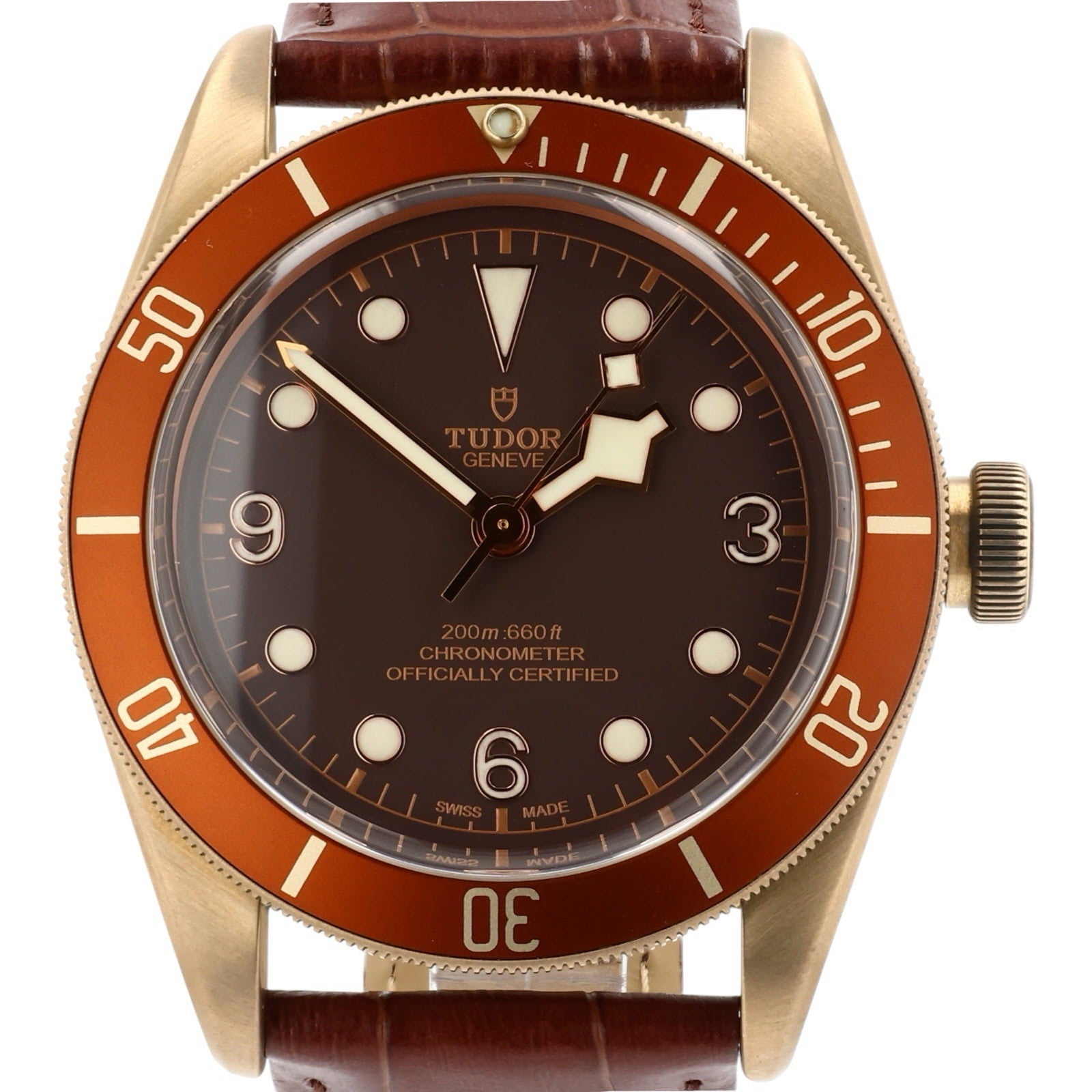 Tudor Black Bay Bronze Brown Dial 43mm Automatic Movement Men’s Watch 79250BM