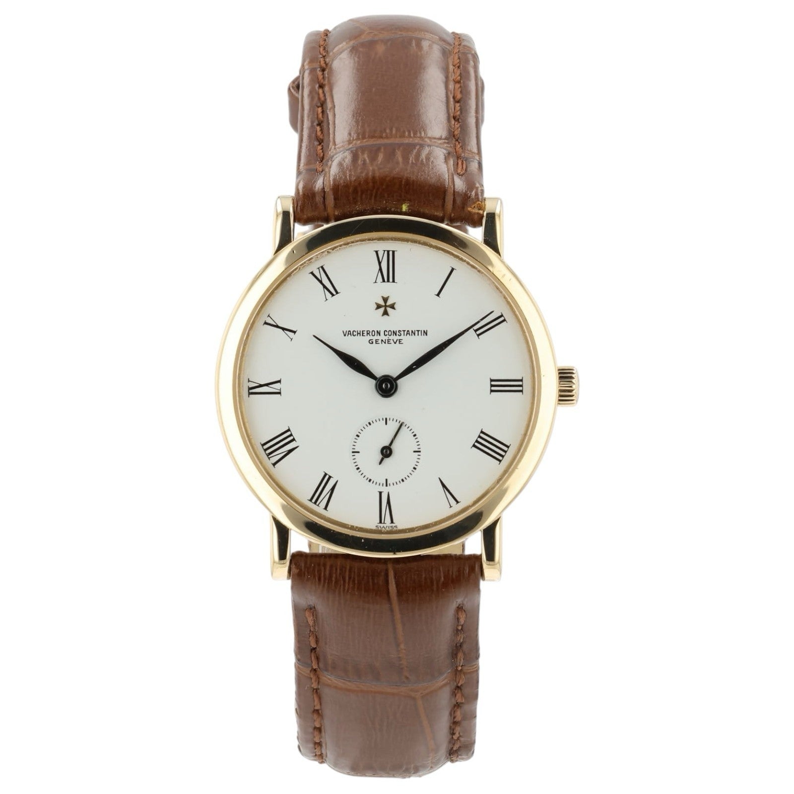 Vacheron Constantin Patrimony White Dial 18k Yellow Gold 32mm Manual Wind 92240