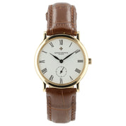 Vacheron Constantin Patrimony White Dial 18k Yellow Gold 32mm Manual Wind 92240