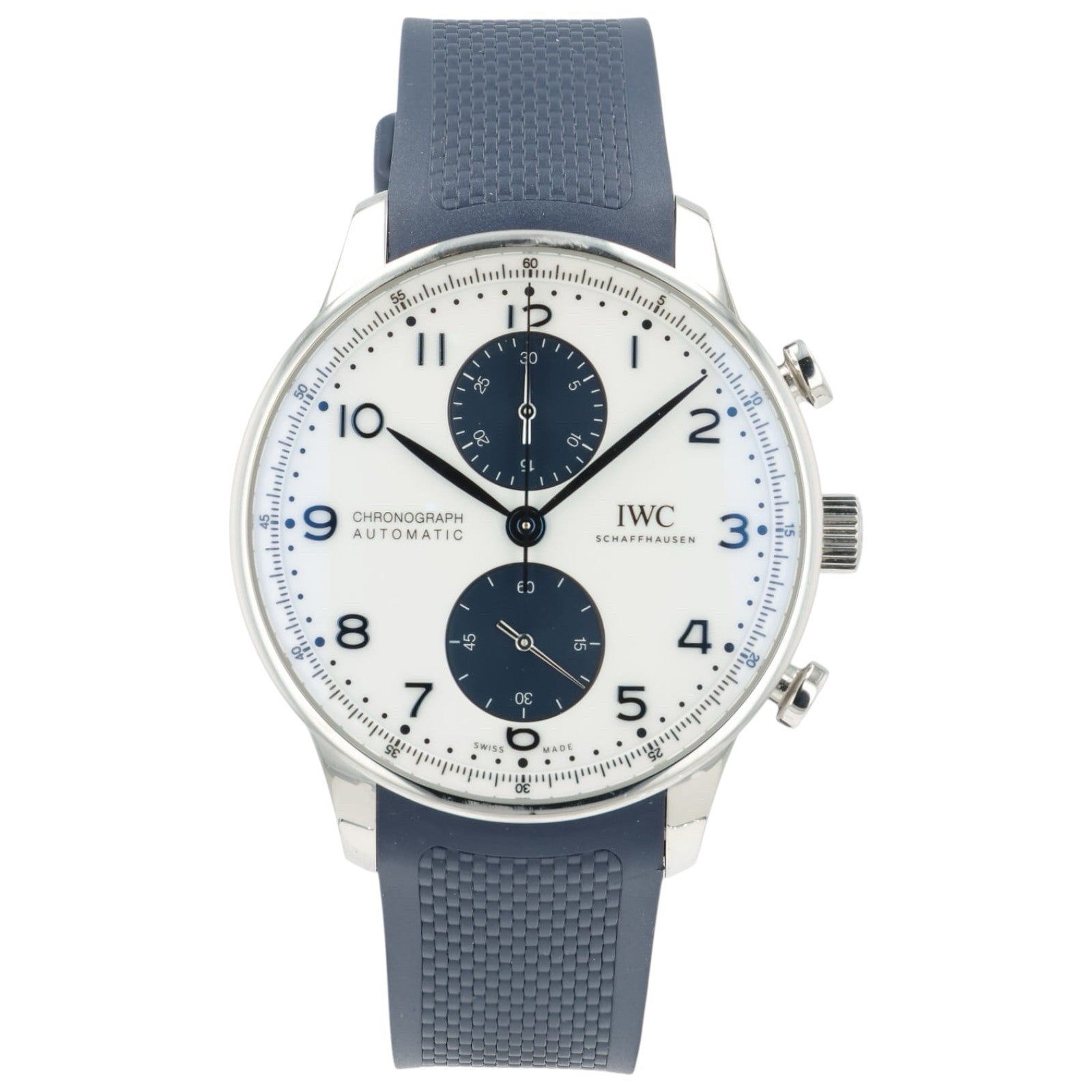 IWC Portugiesser White Dial Stainless Steel 41mm Automatic Men’s Watch IW371620