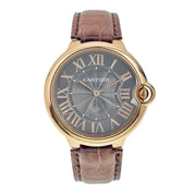 Rose Gold Grey Cartier Ballon Bleu de Cartier WGBB0020