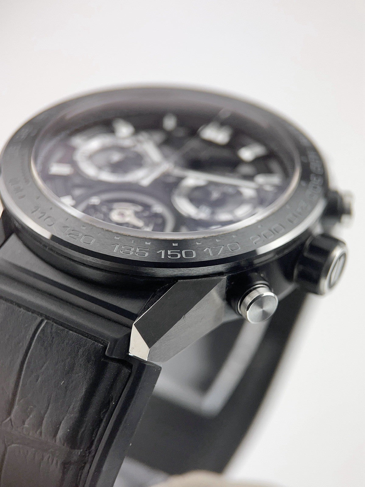 Tag Heuer Tourbillon Titanium Black Dial 45mm Automatic Men's Watch CAR5A8Y