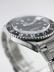 Rolex GMT-Master Stainless Steel Black 40mm Automatic Men’s Watch 1675