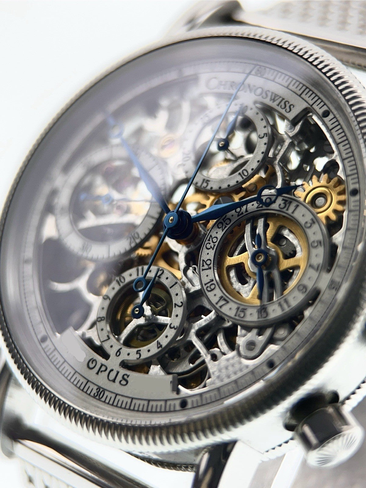 Chronoswiss Opus Stainless Steel Skeletonized Dial 38mm Automatic Men’s CH7523