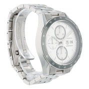 Tag Heuer Carrera Silver Dial Stainless Steel 41mm Automatic Mens Watch CV2011
