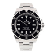 Rolex Submariner No Date Stainless Steel Black Dial 40mm Automatic Men’s 114060