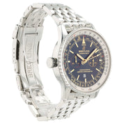 Breitling Chrono-Matic Black Dial Steel 41.5mm Automatic Mens Chronograph A41350