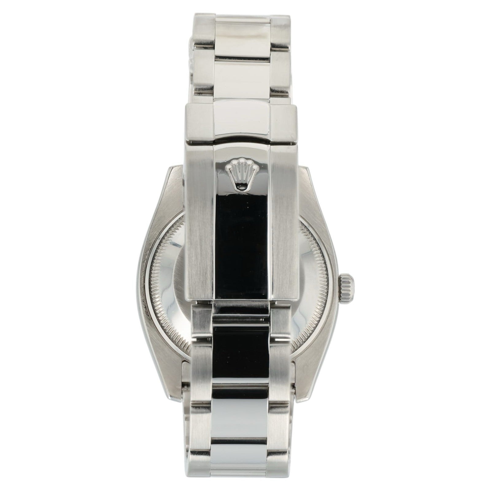 Rolex Date Silver Roman Dial Stainless Steel 34mm Automatic Watch 115234