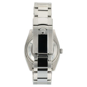 Rolex Date Silver Roman Dial Stainless Steel 34mm Automatic Watch 115234