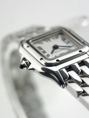 Cartier Panthere Stainless Steel Silver Dial 21mm Quartz Women's Watch WSPN0019