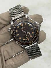 2025 Omega Seamaster NTTD Titanium Brown Dial 42mm Watch 210.90.42.20.01.001