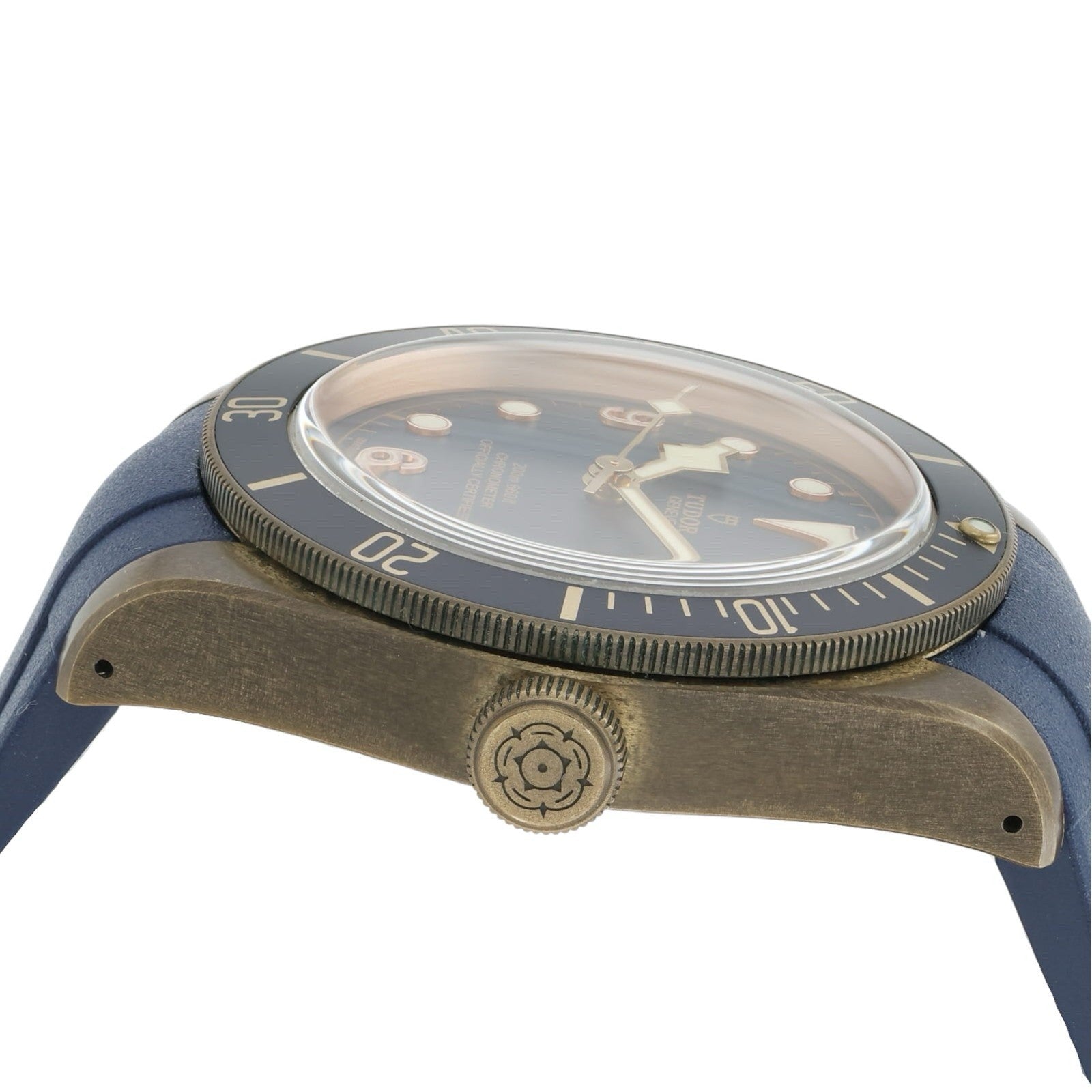 Tudor Bucherer Black Bay Blue Dial Bronze 43mm Automatic Men’s Watch 79250BB